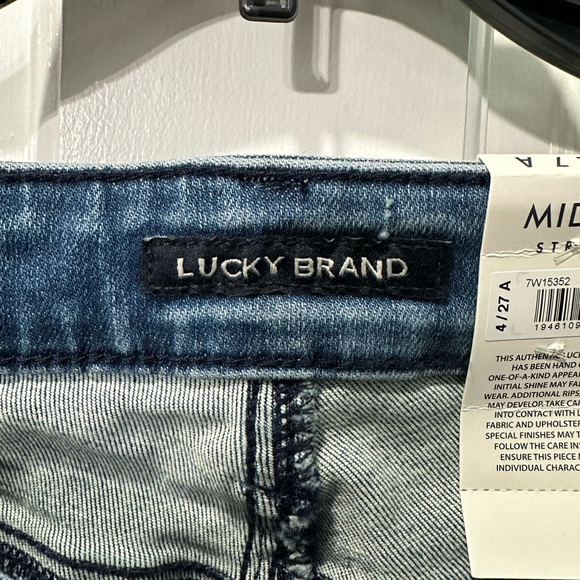 Brand new Lucky Brand Mid Rise Straight jeans - Picture 6 of 8